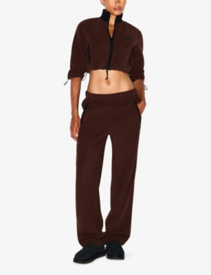 SKIMS: Fleece Lounge Shrunken-Fit Fleece Jacket