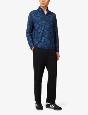 G/FORE: Camo Quarter-Zip Jersey Sweatshirt