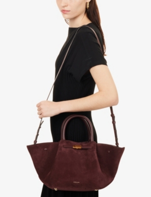 Demellier Tote Bag New York Medium Aus Veloursleder