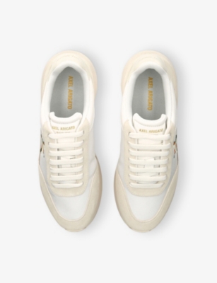 AXEL ARIGATO: Genesis Neo Bird Suede and Leather Low-Top Runner Trainers
