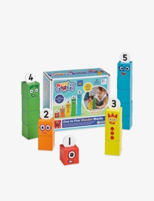 NUMBERBLOCKS: Wooden Blocks One To Five Playset