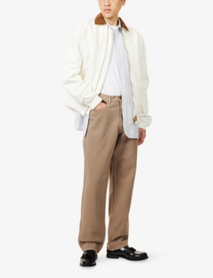 PALMES: Coarse Straight-Leg Denim Trousers