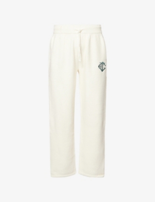 THE COUTURE CLUB: Emblem Straight-Leg Knitted Jogging Bottoms