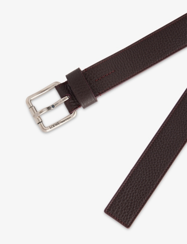 Roller Curve Leather Belt