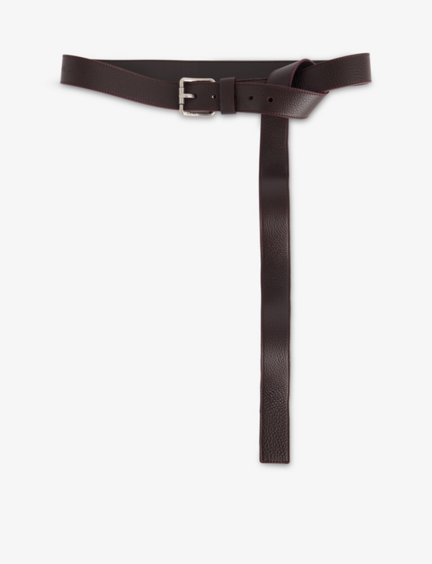 Roller Curve Leather Belt