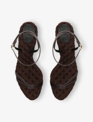 AERA: Laura 75 Leather Heeled Sandals