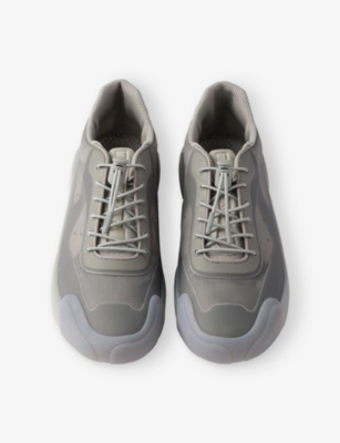 PRADA: Technical Logo Woven Trainers