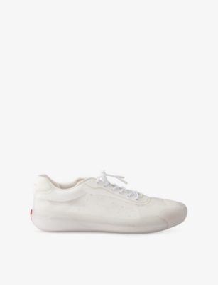 PRADA: Technical Logo Woven Trainers