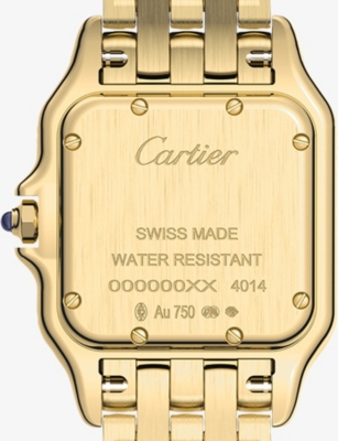 CARTIER: CRWGPN0058 Panthère de Cartier Medium 18ct Yellow-Gold Quartz Watch