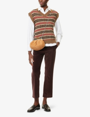 WEEKEND MAX MARA: Marruca Straight-Leg Cotton-Corduroy Trousers