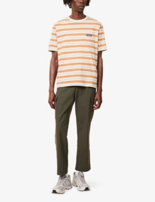 Patagonia Mens Pine Needle Green Outdoor Everyday Straight-leg Woven Trousers In Brown
