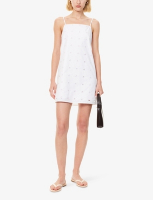 POSSE: Peggy Broderie Cotton Mini Dress