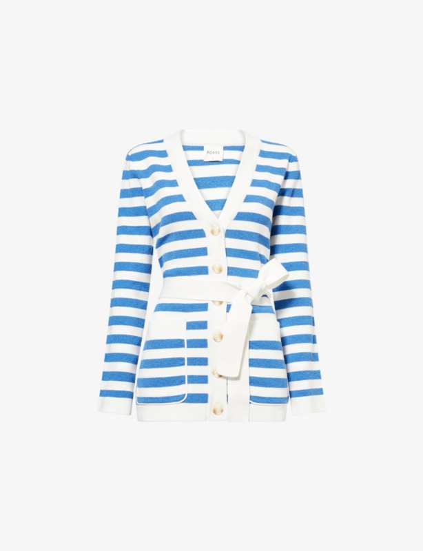 Ari Stripe Knitted Cardigan