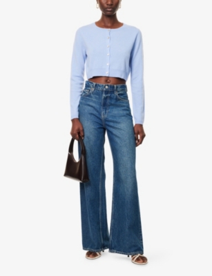 REFORMATION: Janie Cropped Cashmere Cardigan