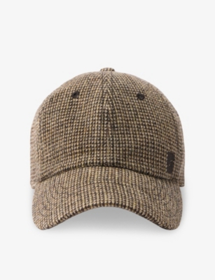 Soeur Womens Marron/beige Serena Wool Baseball Cap In Brown