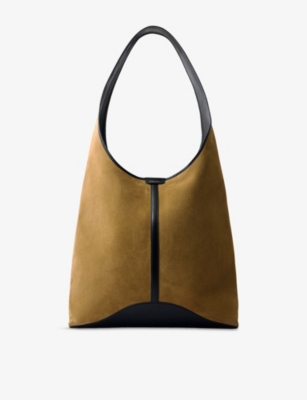 SOEUR: Delice Suede and Leather Tote Bag