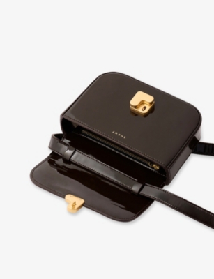 SOEUR: Bell Very Mini Patent-Leather Cross Body Bag