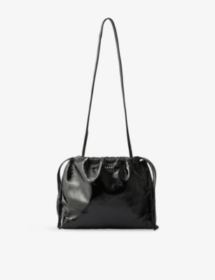 SOEUR: Suzette Patent-Leather Shoulder Bag