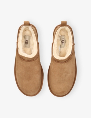 Ugg Womens Tan Classic Micro Suede Boots Eur 38/5 Uk In Brown