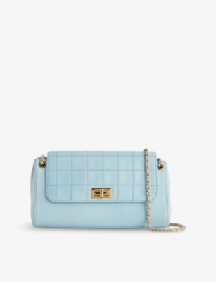 RESELFRIDGES: Pre-Loved Chanel Vintage Trapezoid CC Flap Leather Shoulder Bag