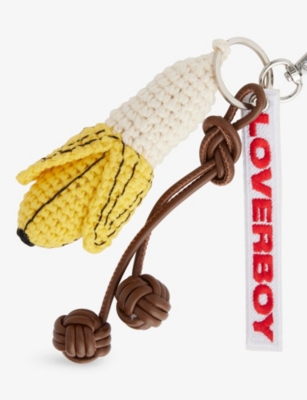 CHARLES JEFFREY LOVERBOY: Banana Crochet Bag Charm