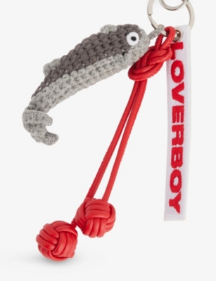 Charles Jeffrey Loverboy Mens Fish Crochet Bag Charm