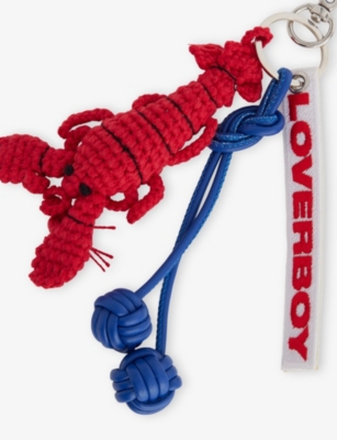 CHARLES JEFFREY LOVERBOY: Lobster Crochet Bag Charm