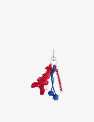 CHARLES JEFFREY LOVERBOY: Lobster Crochet Bag Charm