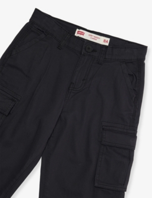 Levi's Black Baggy Cargo Cotton-chino Trousers 4- In Black