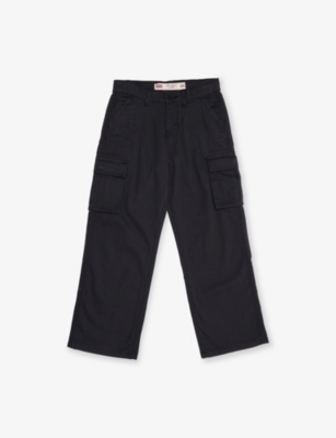 Levi's Black Baggy Cargo Cotton-chino Trousers 4- In Black