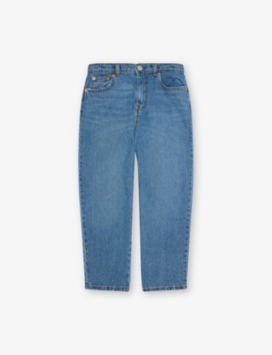 Levi's Blue Baggy Barrel Denim Jeans 4-8 In Blue