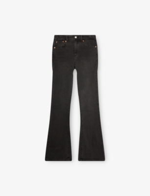Levi's Grey 726™ High-rise Flared Denim Jeans 10-16 In Gray