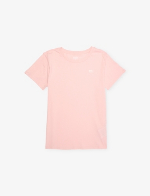 Levi's Batwing Logo-print Cotton-jersey T-shirt 10-16 Years Pink In Pink