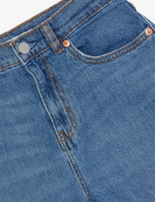Levi's Blue Baggy Barrel-leg Denim Jeans 10- In Blue