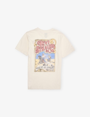 Levi's Green Worn By Cowboys Cotton-blend T-shirt 10-16 In Neutral