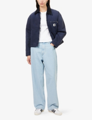 CARHARTT WIP: Philipa Ribbed Stretch-Cotton T-Shirt