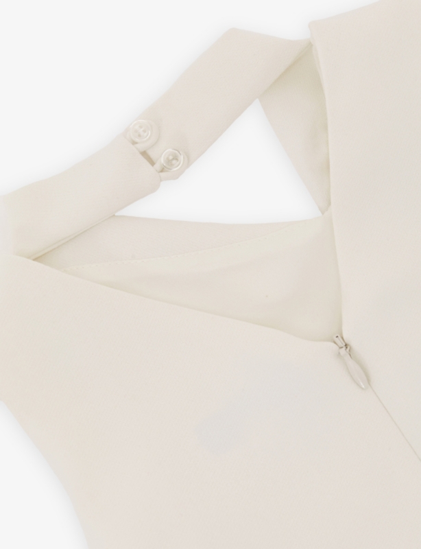 Zoe Draped Sleeveless Woven Dress 3-9 Years