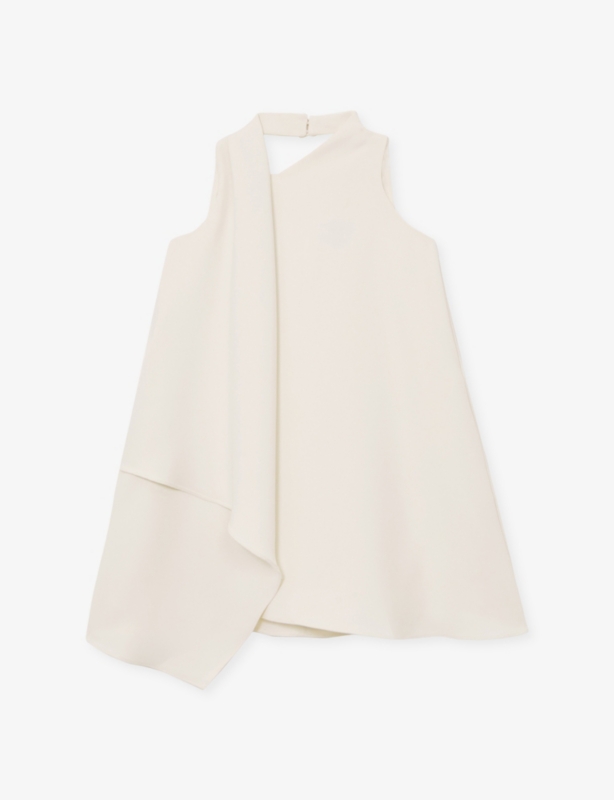 Zoe Draped Sleeveless Woven Dress 3-9 Years