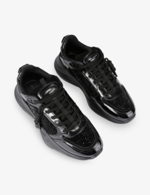 KURT GEIGER LONDON: Royston Faux-Leather Trainers