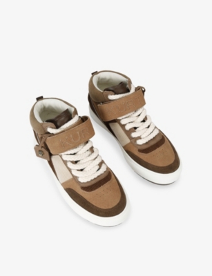 KURT GEIGER LONDON: Southbank B Ball Suede Trainers