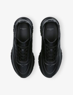 GIVENCHY: Padded Leather Trainers