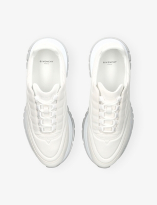 GIVENCHY: Padded Leather Trainers