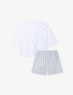 The Little White Company: Heart Two-Piece Cotton Set 2-12 Years