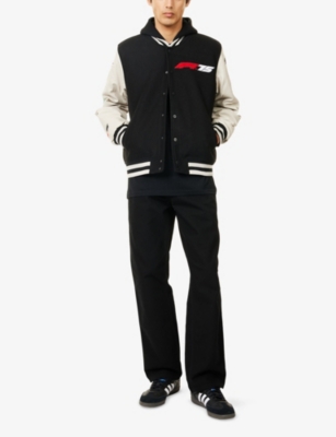 FORMULA 1: F175 Logo-Embroidered Woven Varsity Jacket