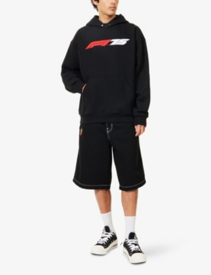 FORMULA 1: F175 Logo-Embroidered Cotton-Blend Hoody