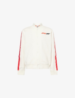 FORMULA 1: F175 Classic Embroidered Cotton-Blend Bomber Jacket
