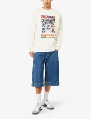 FORMULA 1: F175 British Grand Prix Replica Crewneck Cotton-Blend Sweatshirt