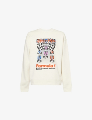 FORMULA 1: F175 British Grand Prix Replica Crewneck Cotton-Blend Sweatshirt