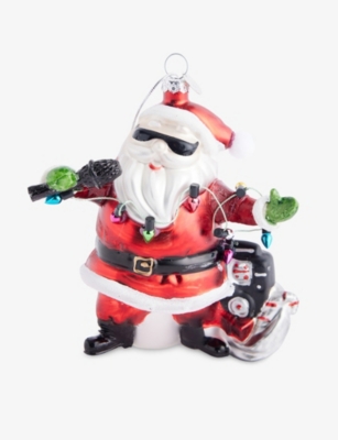 SELFRIDGES EDIT: Vintage Motorcycle Glass Christmas Decoration