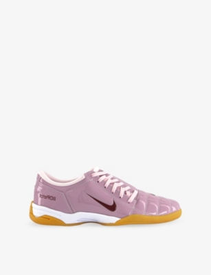 NIKE: W T90 Patent-Leather Low-Top Trainers